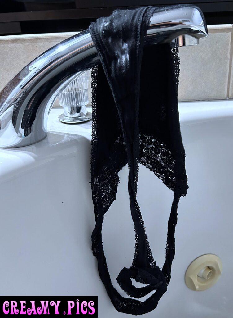 Daddy stuffed these dirty panties in my mouth after this photo!