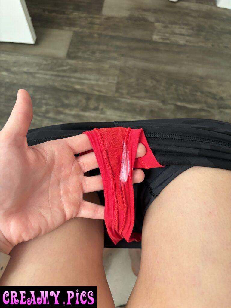 Fresh gym panties 🥵