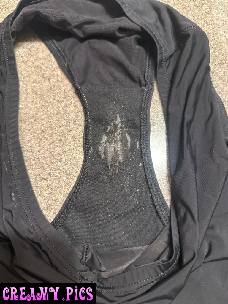 My favorite dirty black panties