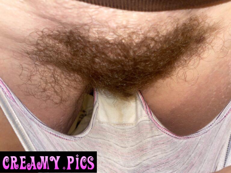 No wipe hairy milf pussy