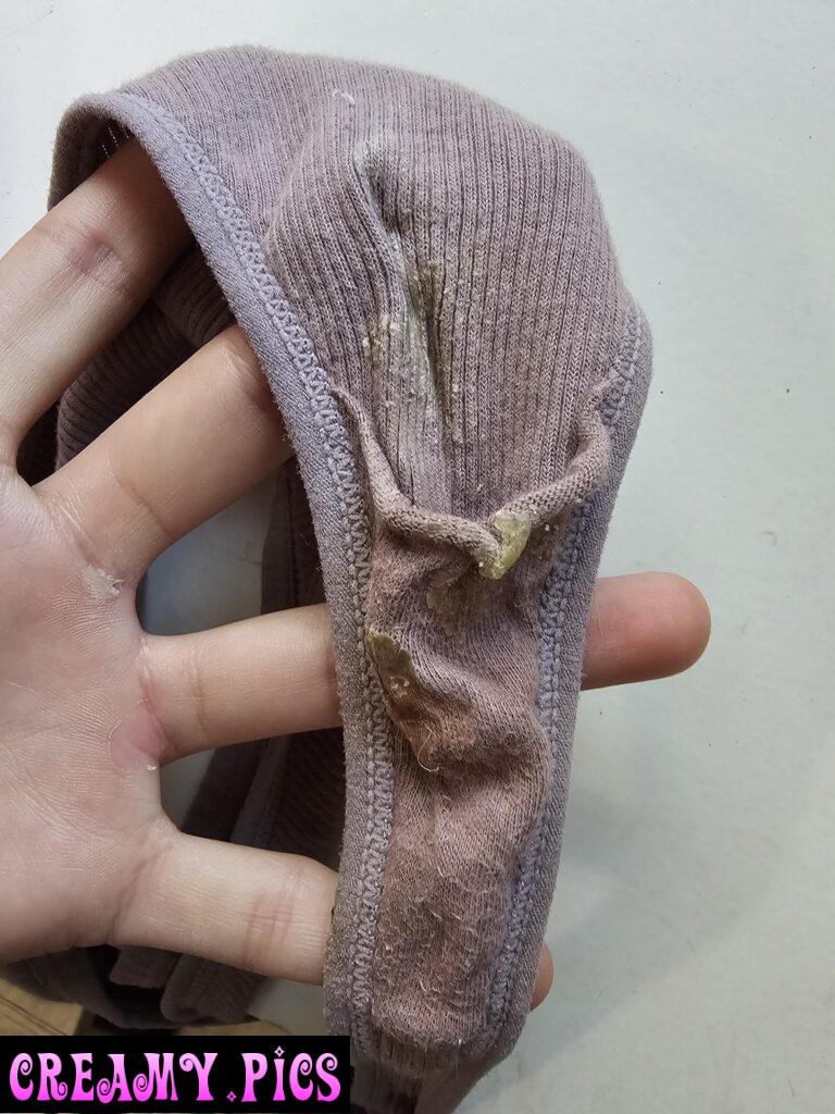 Trashed panties after working my latina butt off