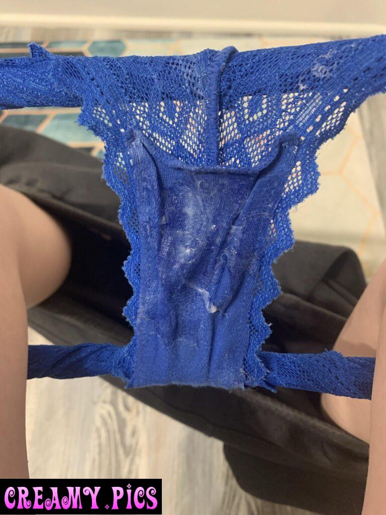 creamy blue lace!