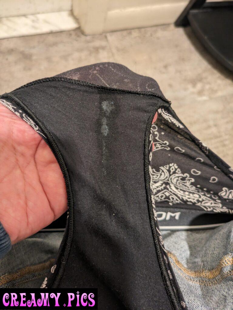 Being teased and edged all day makes for dirty panties 🥵🥵