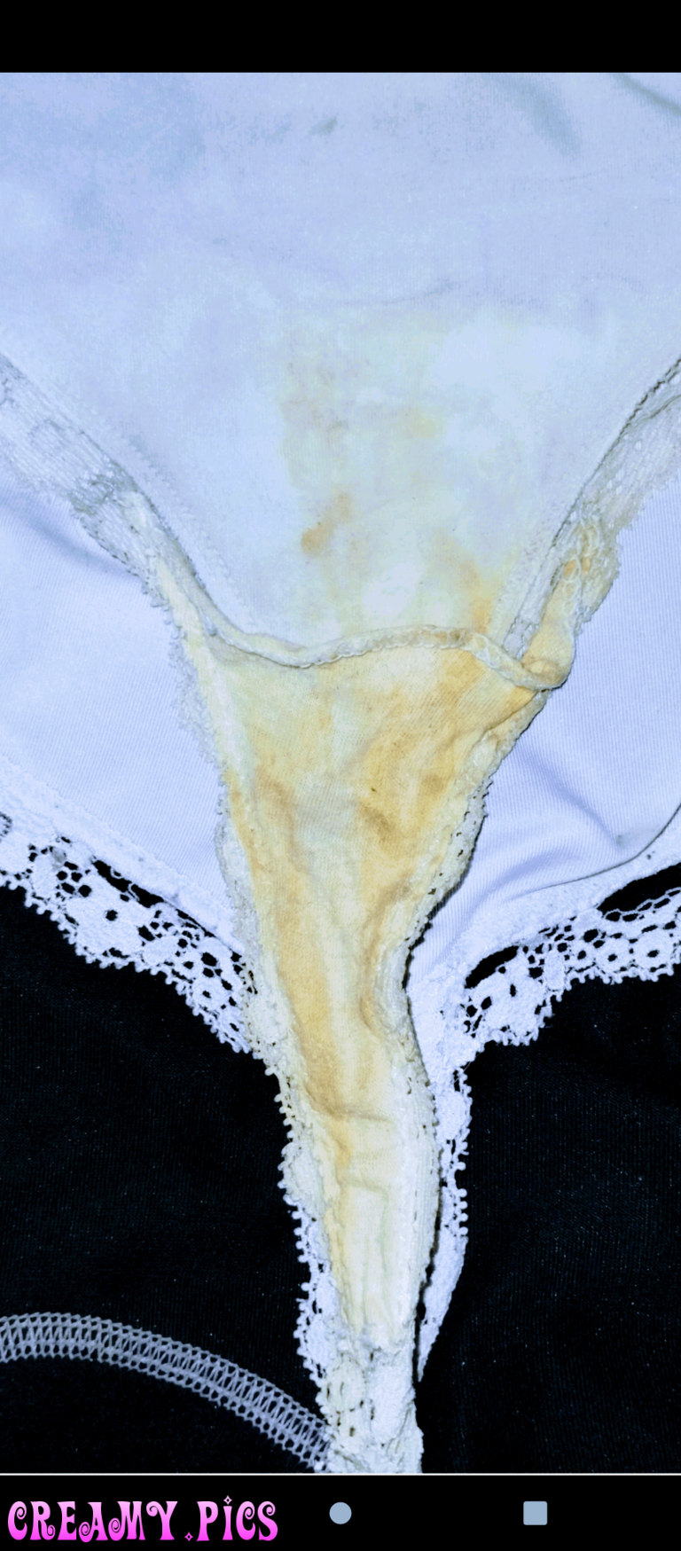 GF's filthy thongs