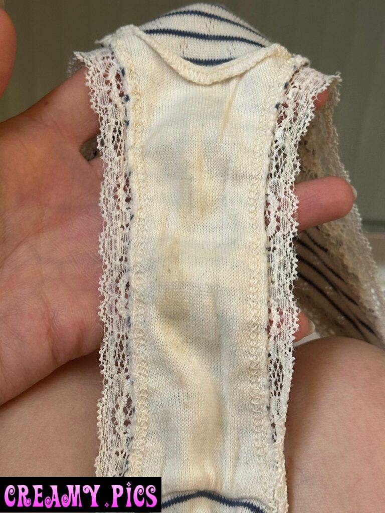 Innocent little pair. But of course my pussy had to ruin them