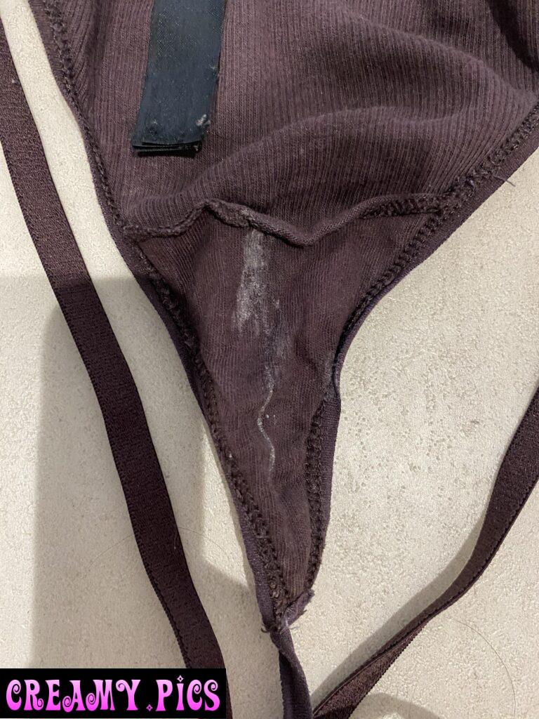 Lil sis cum in her lil thong