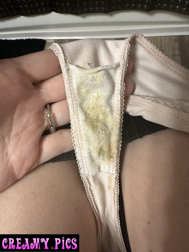 My panties just after 24 hours of wear yum