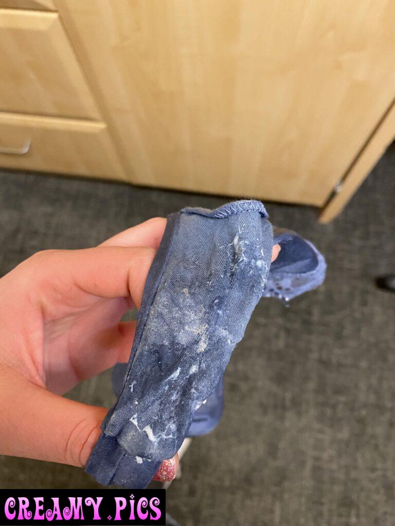 My sweet creamy panties after the gym😻