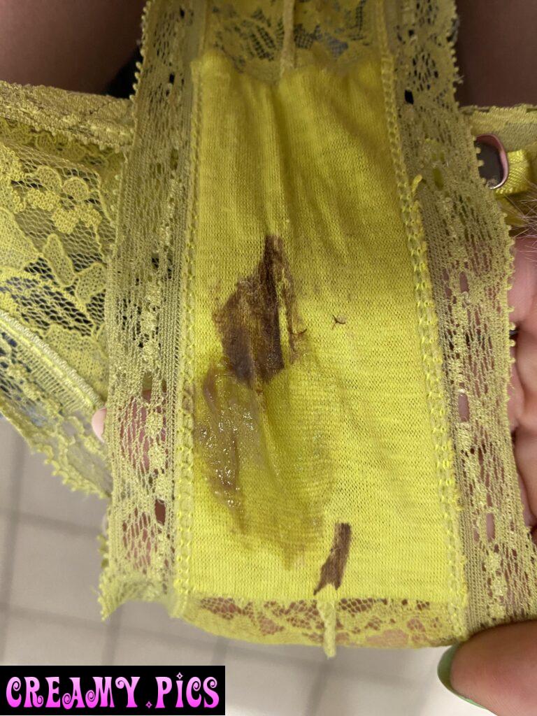 Period spotting and dirty cream