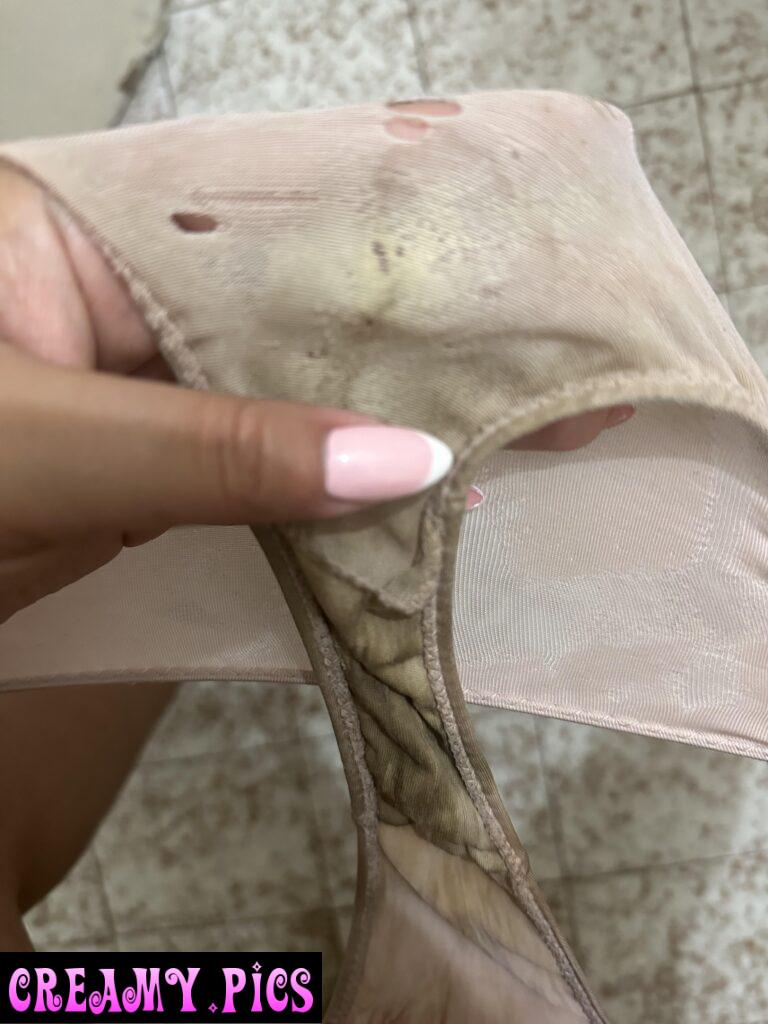 The dirtiest thong... one month of use
