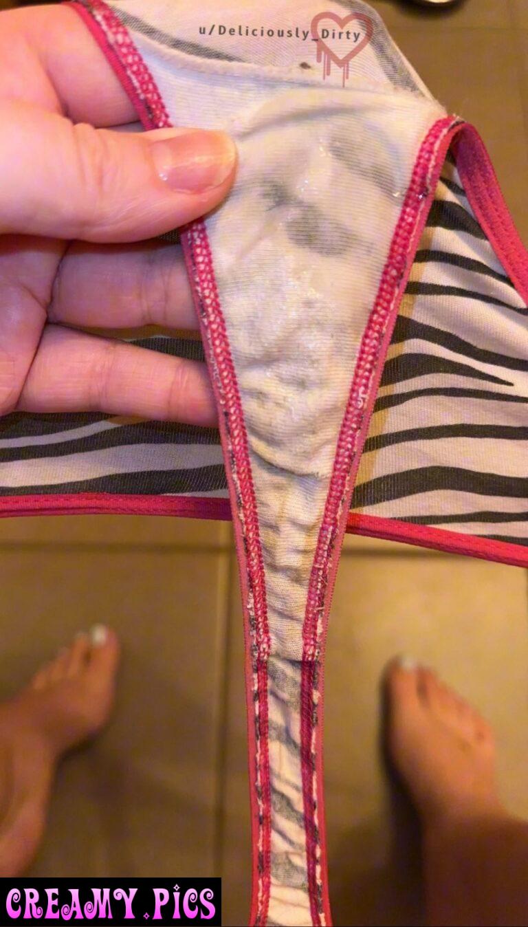 Wet, creamy and little dirty this morning.