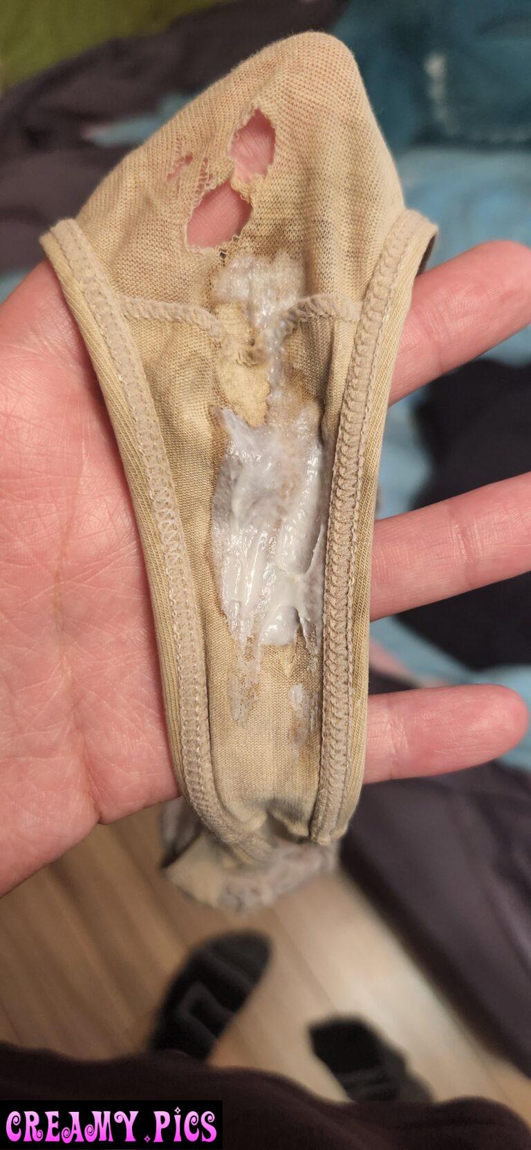 this thong is so well worn its got a few holes, gonna have to retire it soon XD