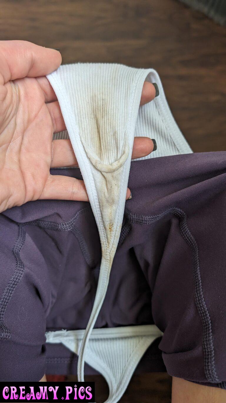 Do you like smelly messy white panties?