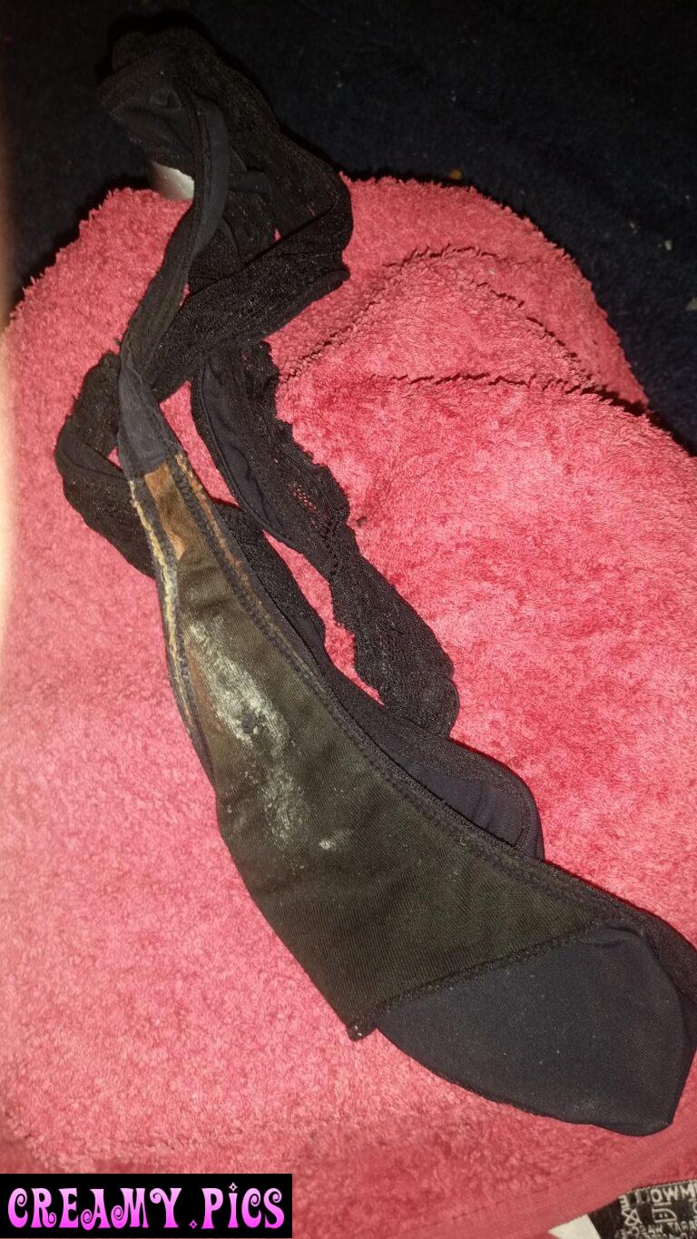 Ex wifes black thong
