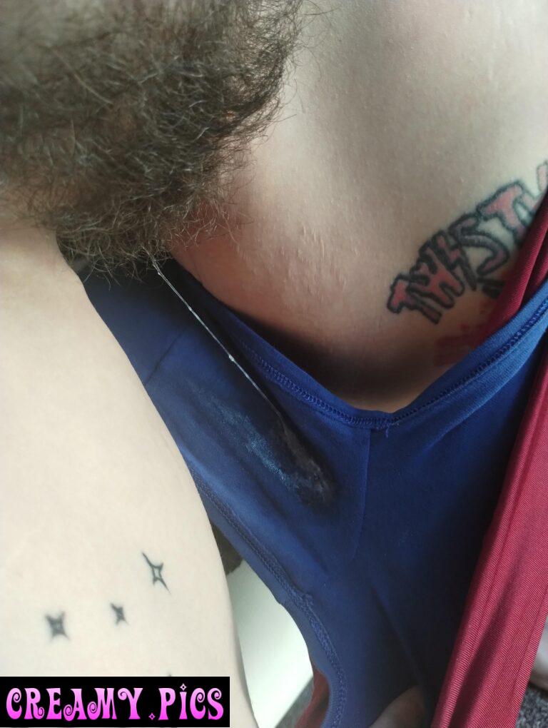 I can't believe I woke up with so much grool soaked through my panties!