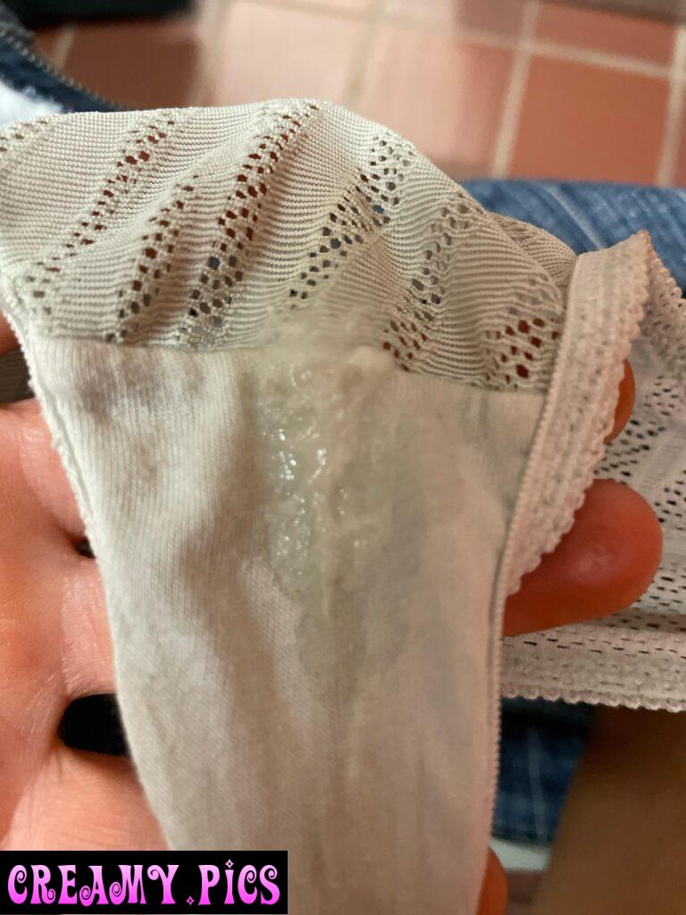 Juicy cum all over my panties