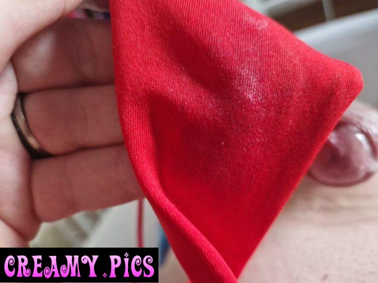 Red thong