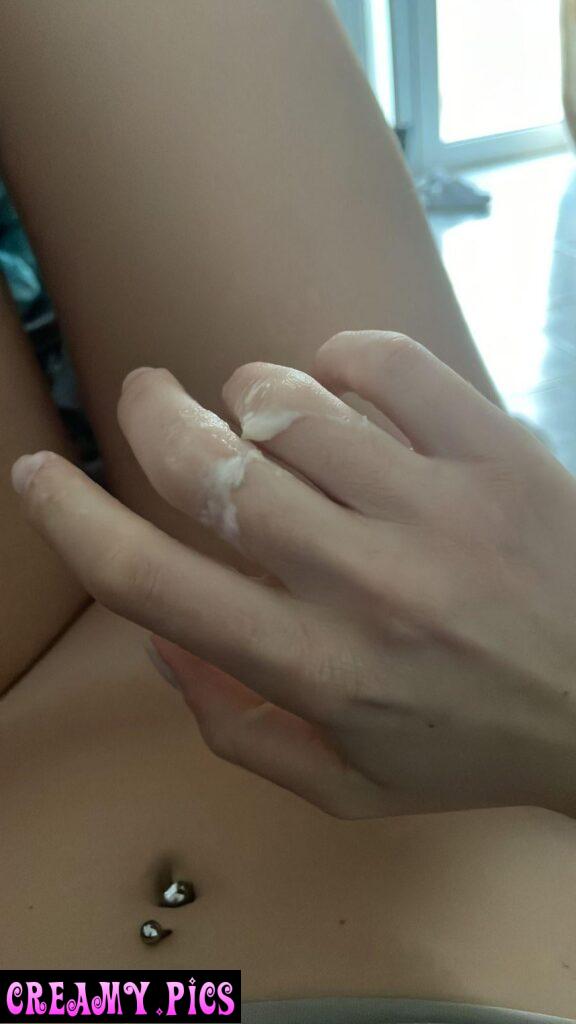On my fingers..