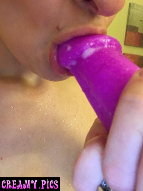Nobody gets the cum off my toys like I do!