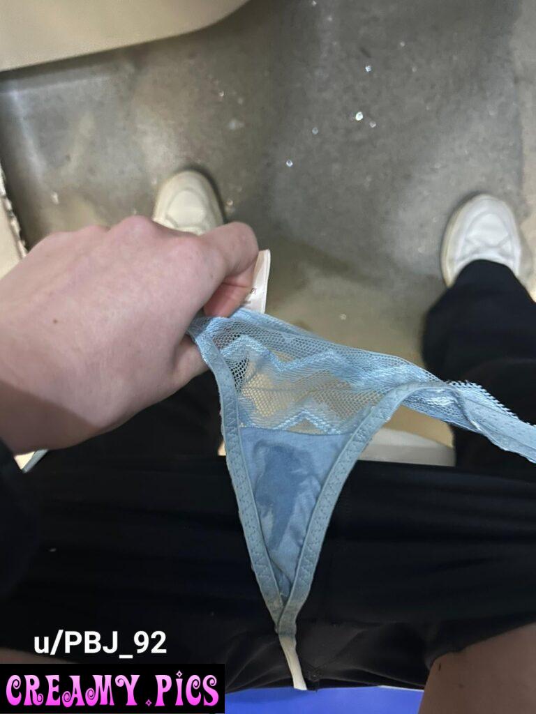 Panties full of my cum